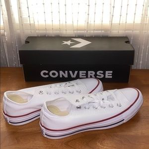 White Converse Low Tops